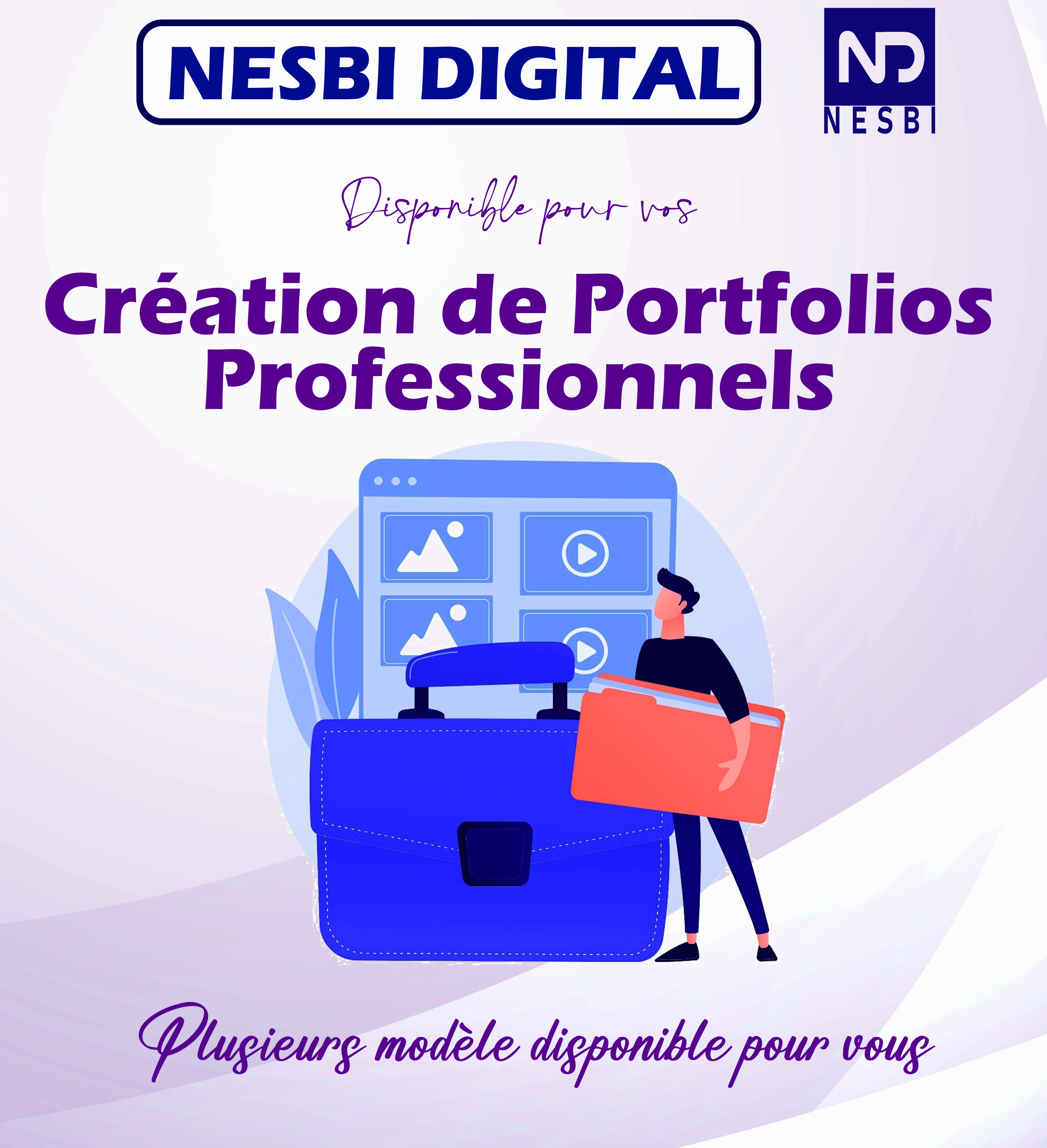 Création de portfolios professionnels